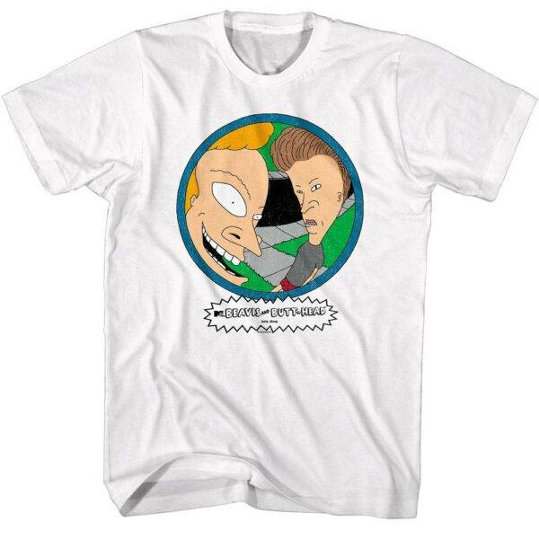 Beavis and Butthead Peep Hole Men’s T Shirt