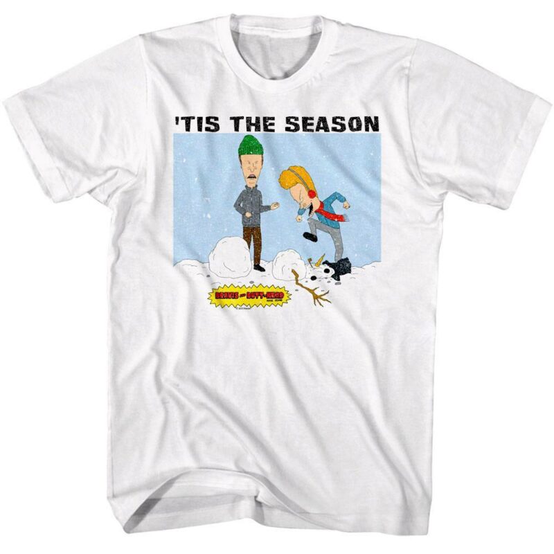 Beavis and Butthead Tis the Season Men’s T Shirt