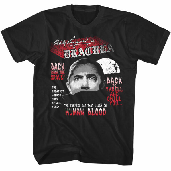 Bela Lugosi Dracula Back from the Grave Men’s T Shirt