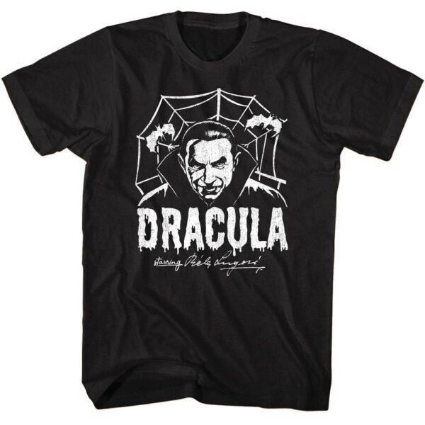 Bela Lugosi Dracula Spiders Web T-Shirt