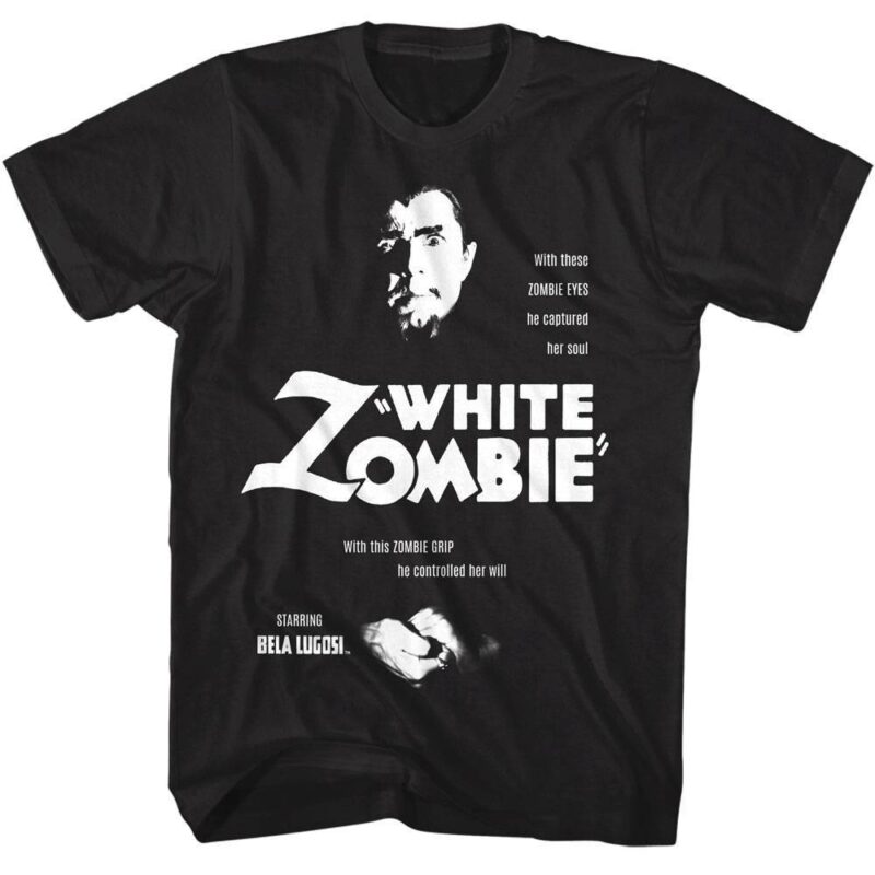 Bela Lugosi White Zombie Grip T-Shirt