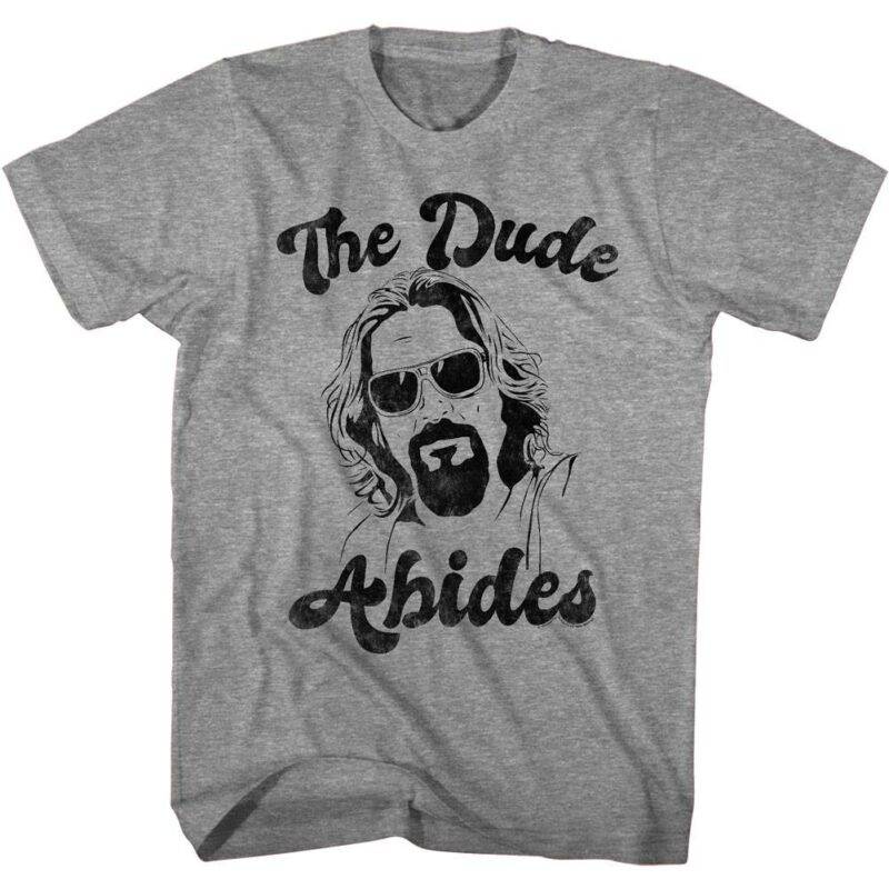 Big Lebowski The Dude Abides Men’s T Shirt