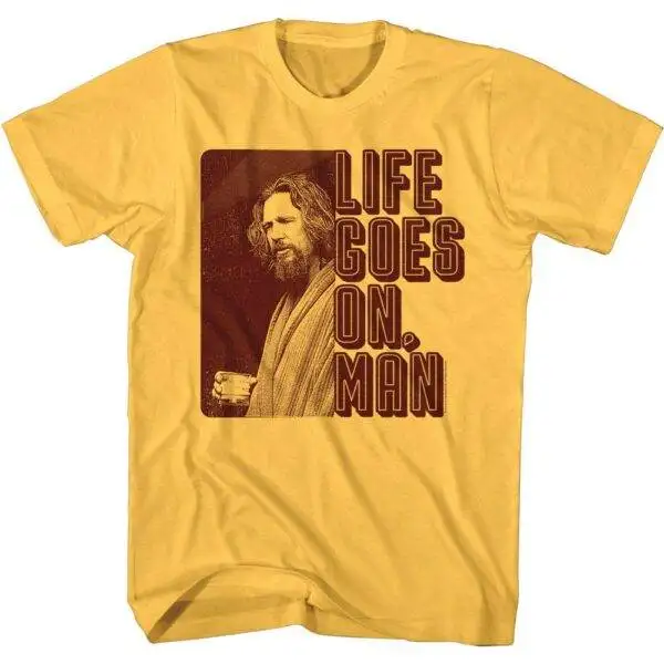 Big Lebowski Life Goes On Men’s T Shirt