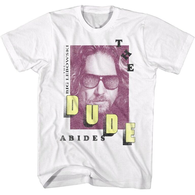 Big Lebowski Dude Abides Men’s T Shirt