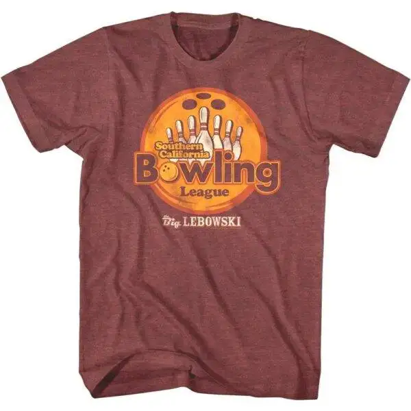 Big Lebowski Southern California Bowling League Men’s T Shirt