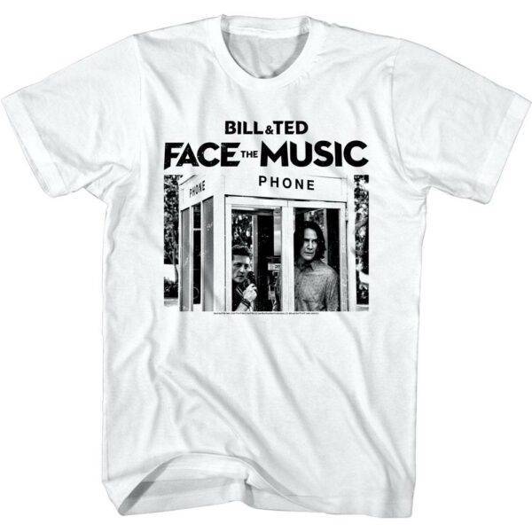 Bill & Ted 3 Face The Music Old Phone Booth Men’s T Shirt