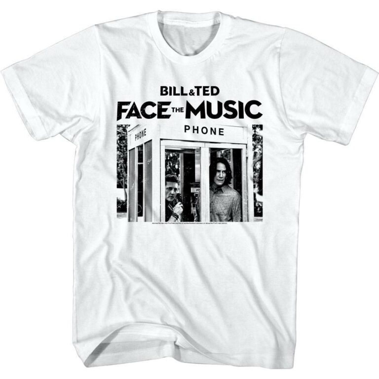 Bill & Ted 3 Face The Music Old Phone Booth Men’s T Shirt