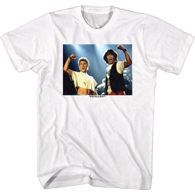 Bill & Ted Dudes On Stage Men’s T Shirt