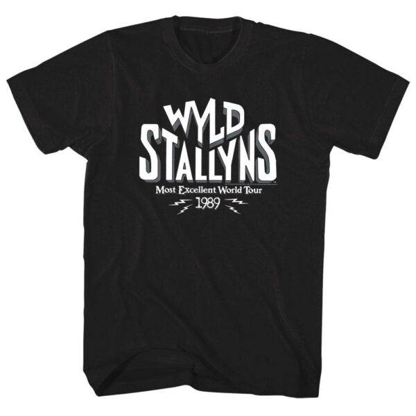 Bill & Ted Wyld Stallyns Most Excellent World Tour 1989 Men’s T Shirt