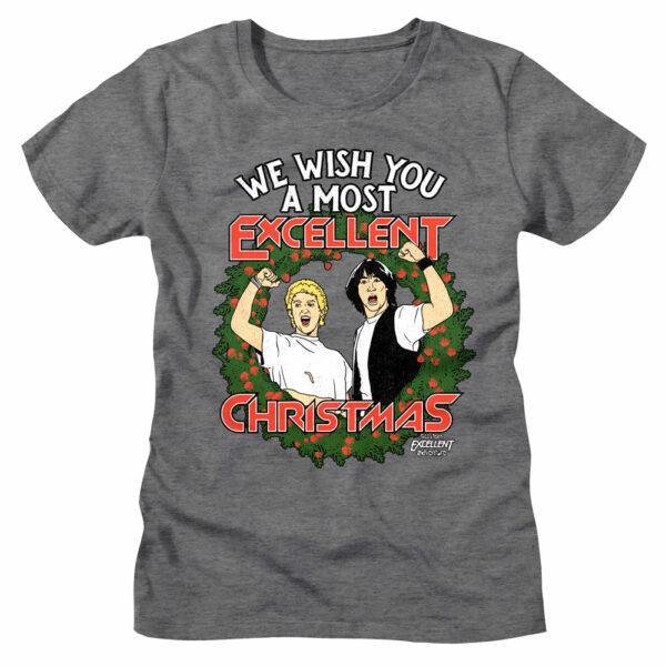 Bill & Ted Wish You a Most Excellent Christmas Women’s T Shirt