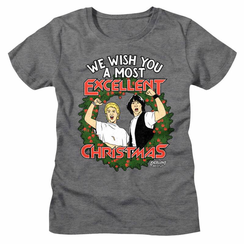 Bill & Ted Wish You a Most Excellent Christmas Women’s T Shirt