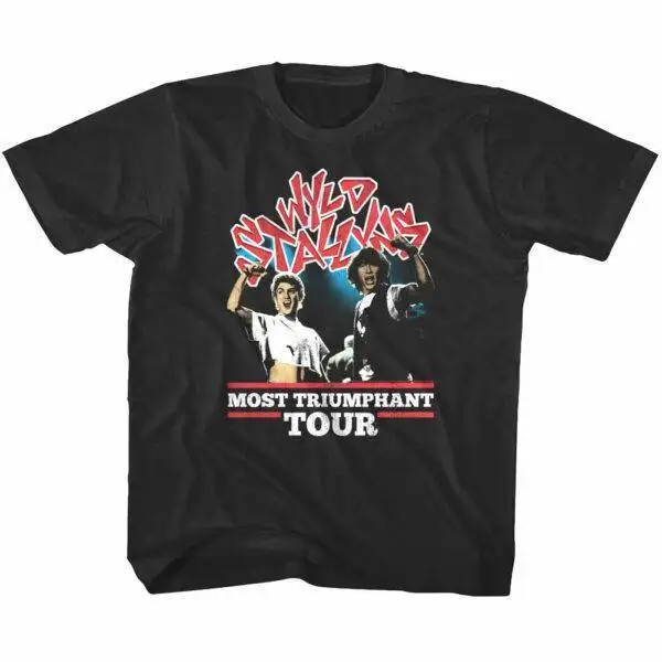 Bill & Ted Wyld Stallyns Most Triumphant Tour Kids T Shirt