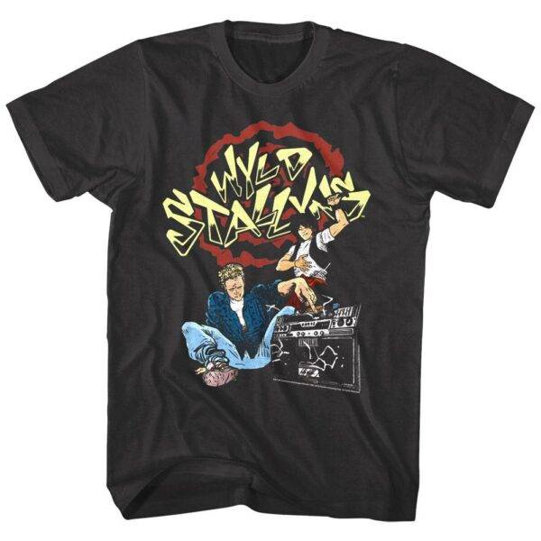 Bill & Ted Wyld Stallyns Boombox Men’s T Shirt