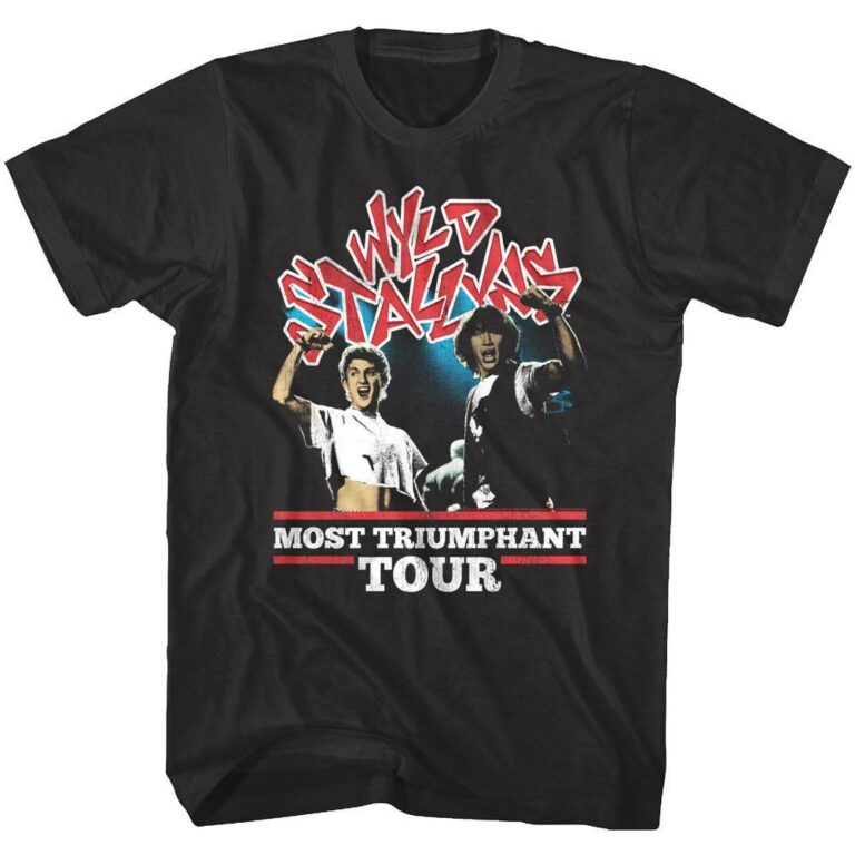 Bill & Ted Wyld Stallyns Most Triumphant Tour Men’s T Shirt