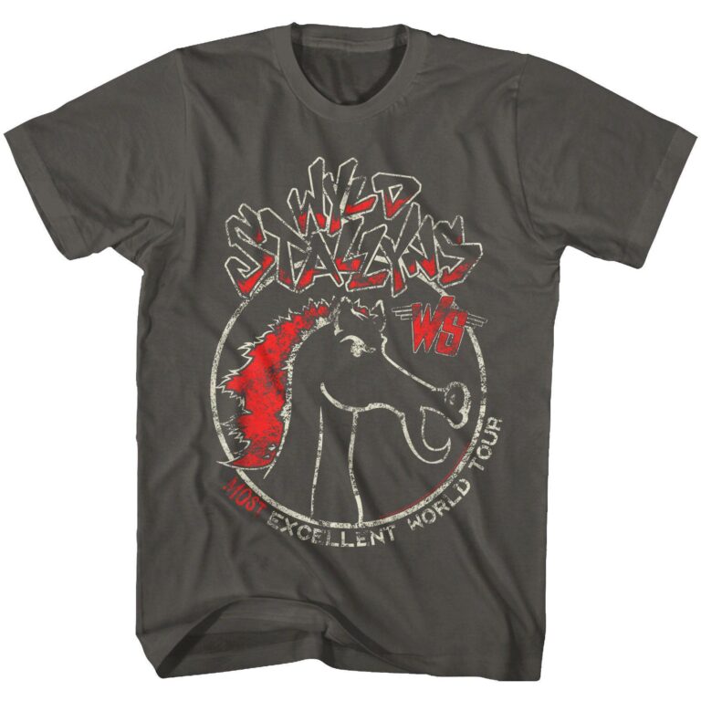 Bill & Ted Wyld Stallyns Most Excellent Tour '89 Men's T Shirt - Image 3
