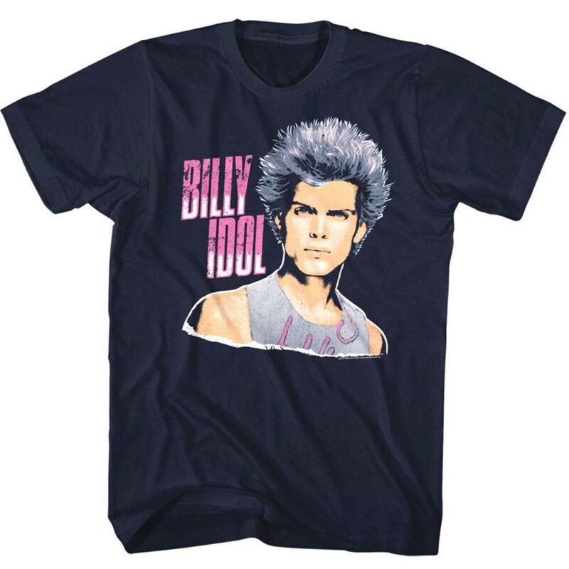 Billy Idol Punk Royalty Men’s T Shirt