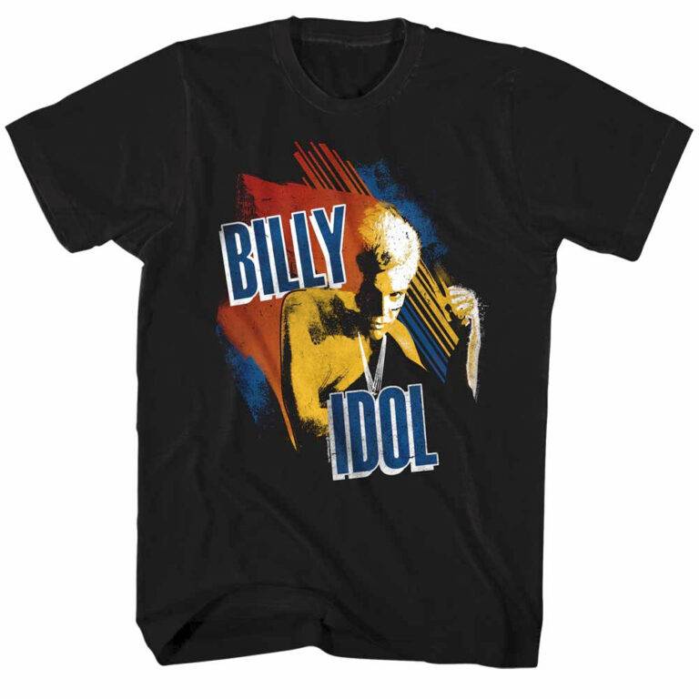 Billy Idol Rebel Yell Artwork Men’s T Shirt