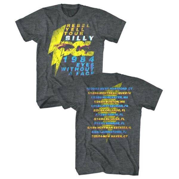 Billy Idol Rebel Yell Tour 1984 Men’s T Shirt