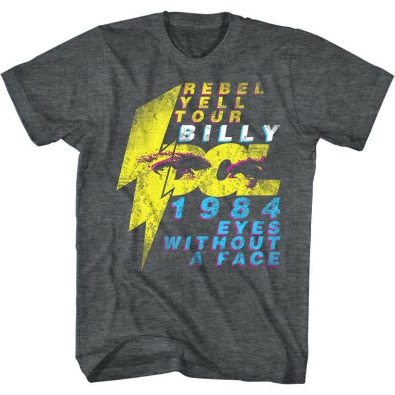 Billy Idol Rebel Yell Tour 1984 Men’s T Shirt