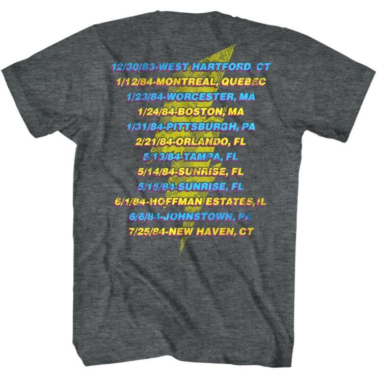 Billy Idol Rebel Yell Tour 1984 Men’s T Shirt
