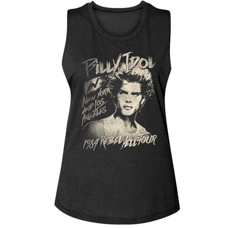 Billy Idol Rebel Yell Tour 1984 Women’s Tank