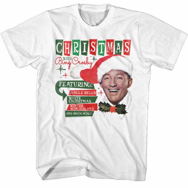 Christmas with Bing Crosby Men’s T Shirt