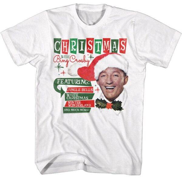 Christmas with Bing Crosby Men’s T Shirt