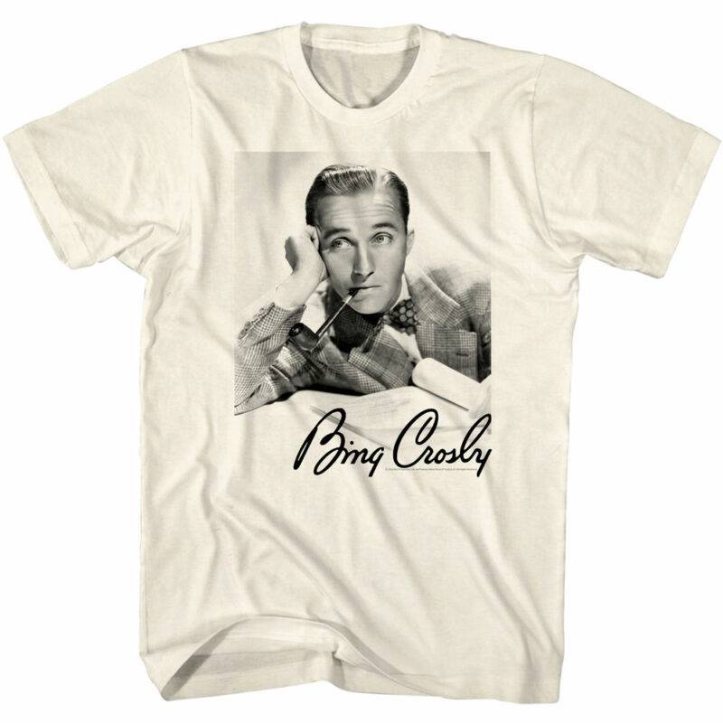 Bing Crosby Pipe & Bowtie Men’s T Shirt