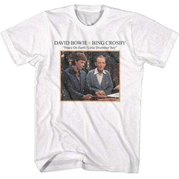Bing Crosby & David Bowie Peace on Earth Men’s T Shirt