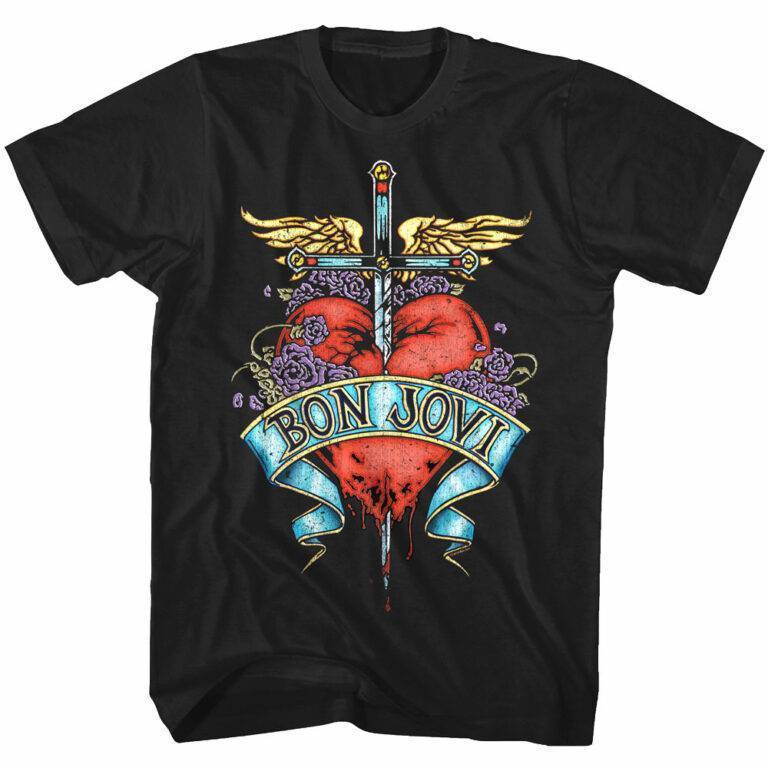 Bon Jovi Heart Tattoo T-Shirt