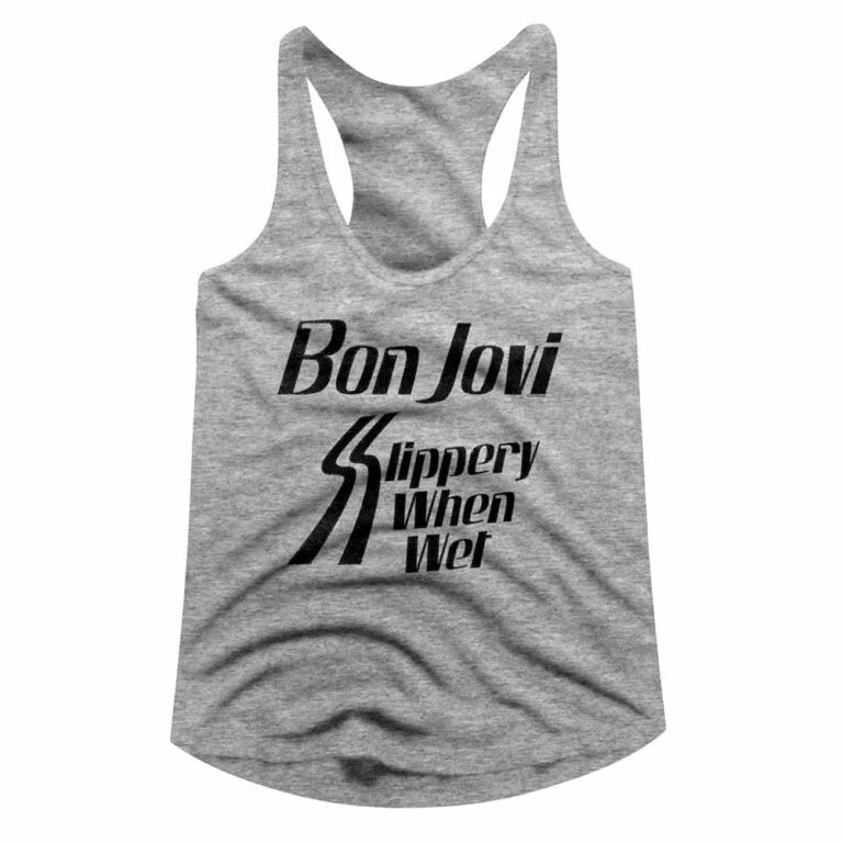 Bon Jovi Slippery When Wet Women's Tank Top