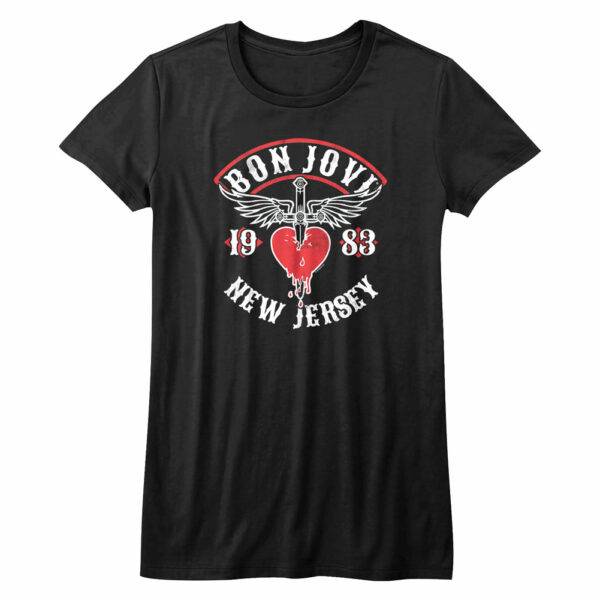 Bon Jovi New Jersey 1983 Women’s T Shirt