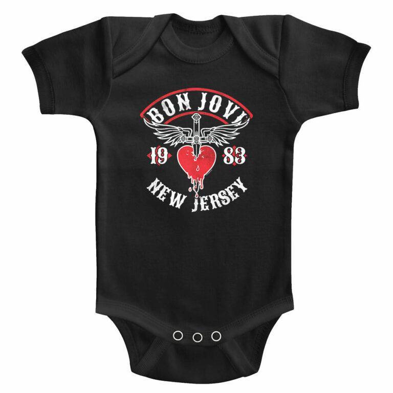 Bon Jovi New Jersey Onesie