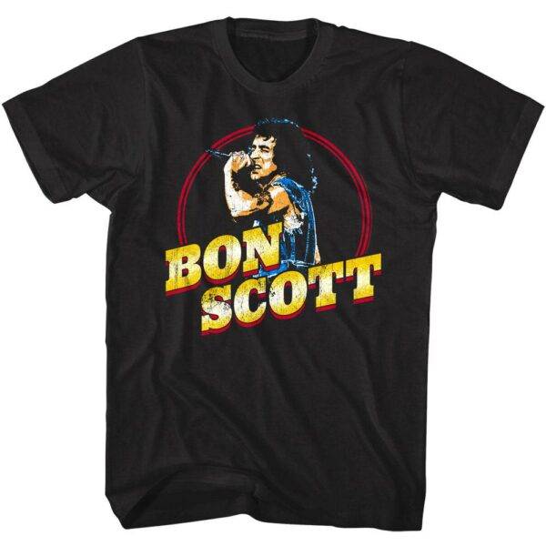 ACDC Bon Scott Record T-Shirt