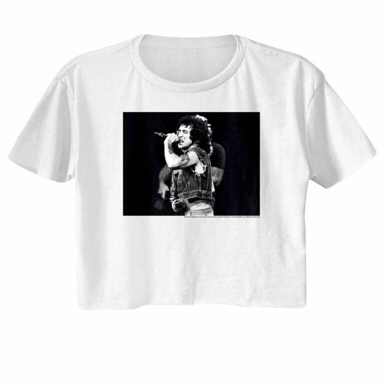 ACDC Bon Scott Crop Top