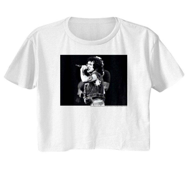 ACDC Bon Scott Crop Top