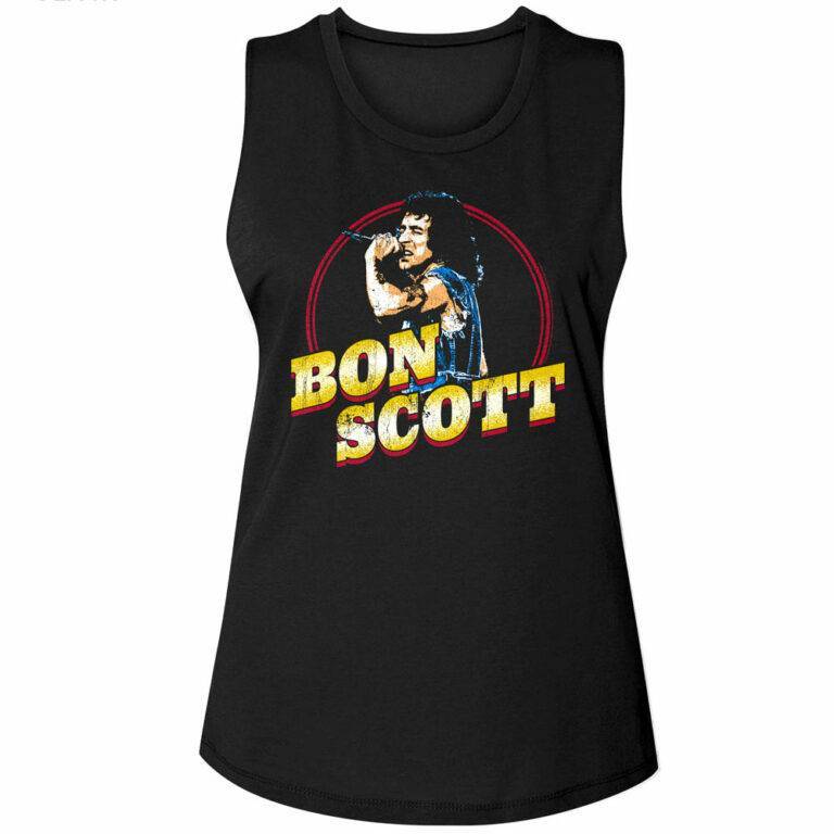 ACDC Bon Scott Record Tanktop