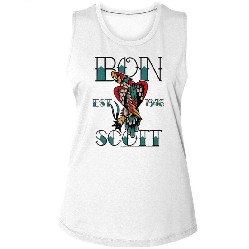 ACDC Bon Scott Tattoo Tanktop