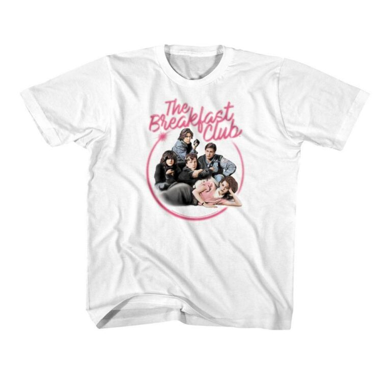 Breakfast Club Airbrush Neon Kids T Shirt