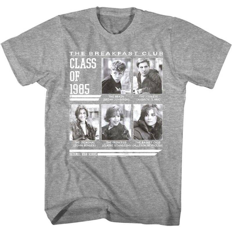 Breakfast Club Yearbook Class of 1985 Men’s T Shirt