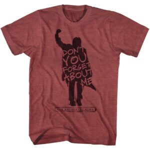 Breakfast Club Don’t You Forget About Me Silhouette Men’s T Shirt