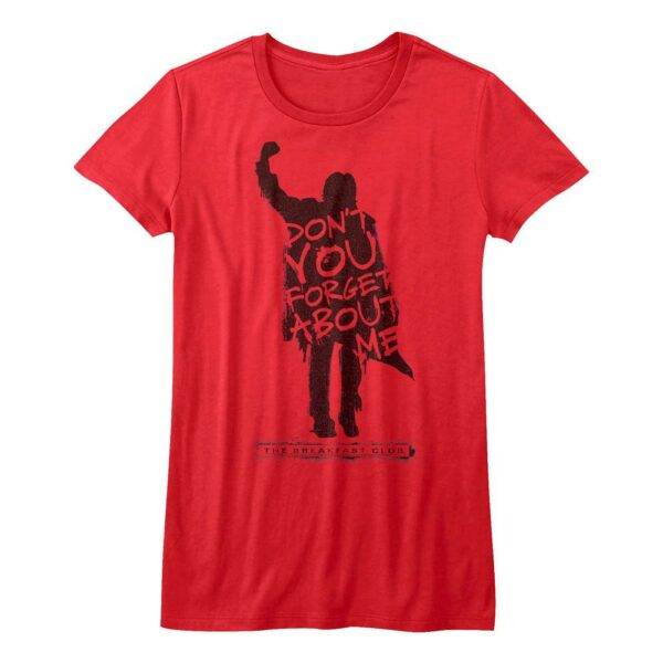 Breakfast Club Forget Silhouette Women’s Red T Shirt