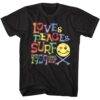 Bruce Brown Films Love Peace & Surf Men’s T Shirt