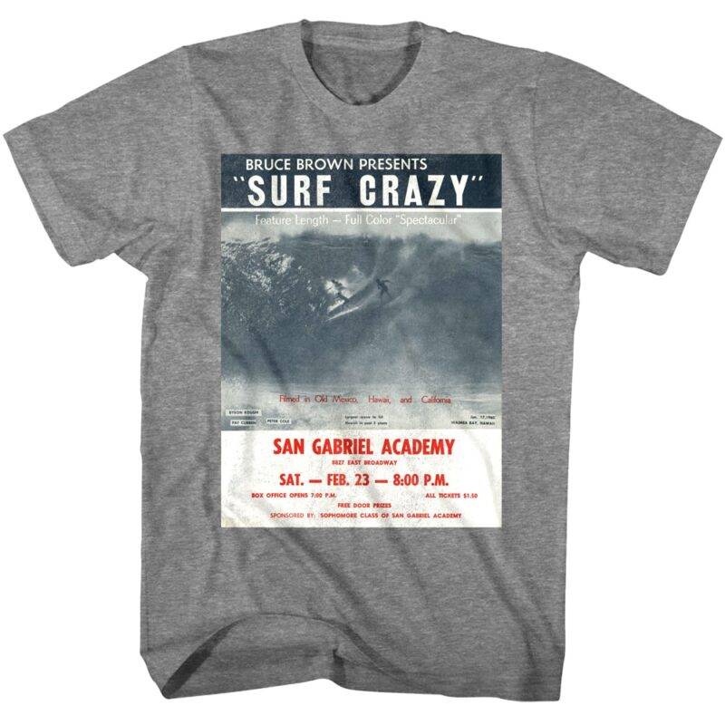 Surf Crazy Feature Length Spectacular Men’s T Shirt