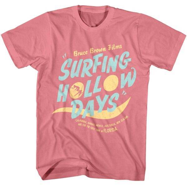 Surfing Hollow Days Retro Men’s T Shirt