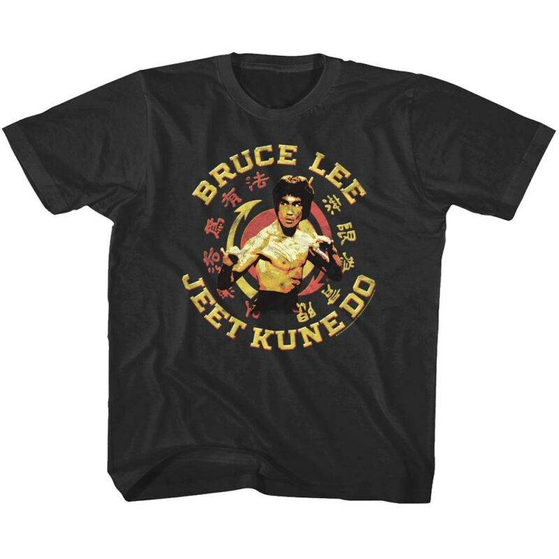 Bruce Lee Jeet Kune Do Chinese Circle Kids T Shirt