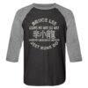 Bruce Lee Having No Limitation Men’s Raglan Shirt