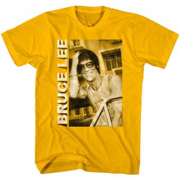 Bruce Lee Smiling Photo Men’s T Shirt