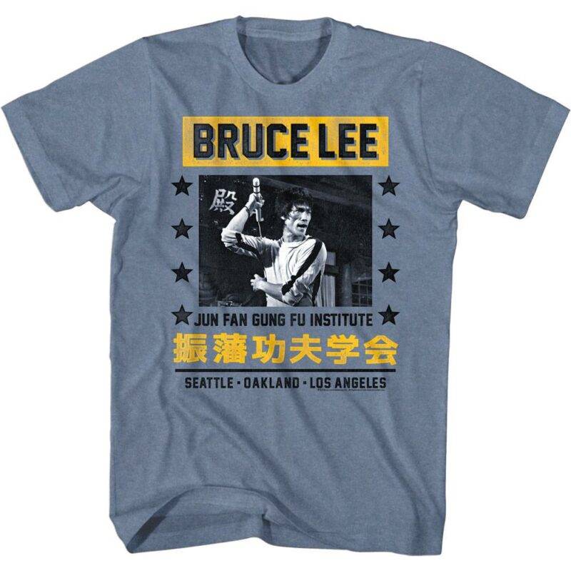 Bruce Lee Jun Fan Gung Fu Stars Men’s T Shirt