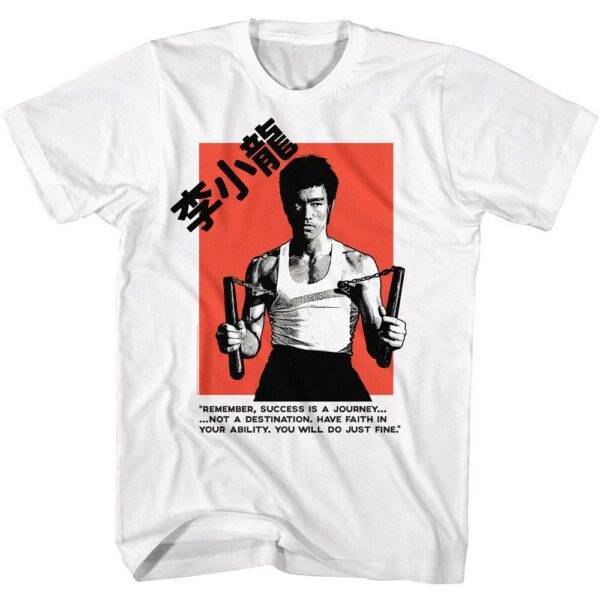 Bruce Lee Success is a Journey Men’s T Shirt